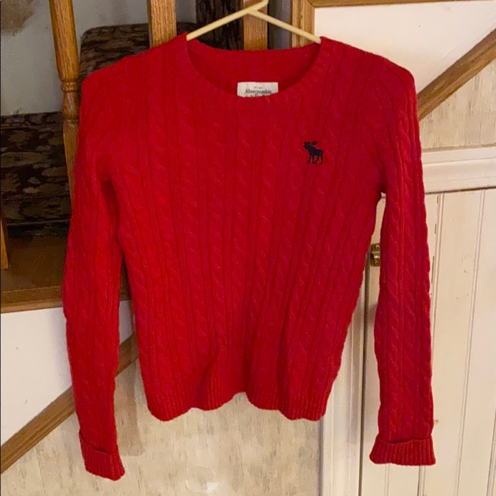 Abercrombie Sweater (red)